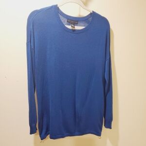 Joan Vass New York women's blue sweater size S